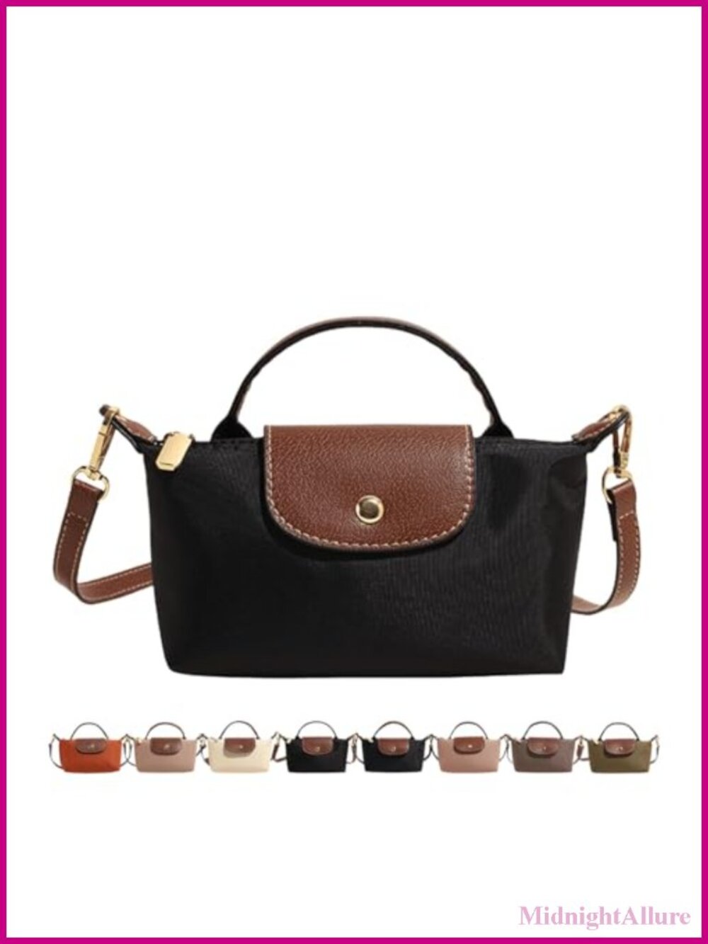 Fashion Mini Crossbody Bag Adjustable Strap Women Shoulder Handbag Purse